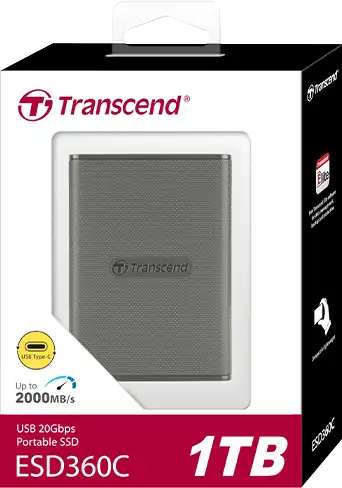 SSD EXT 1TB Transcend ESD360C USB 20Gbps TS1TESD360C