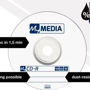 CD-R MyMedia 700MB 52× Matt Silver, 1kom