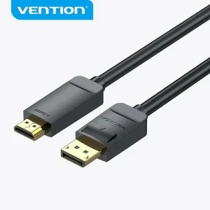 KABEL DISPLAY PORT MUŠKI NA HDMI MUŠKI 4K VENTION 3 m HAGBI CRNI