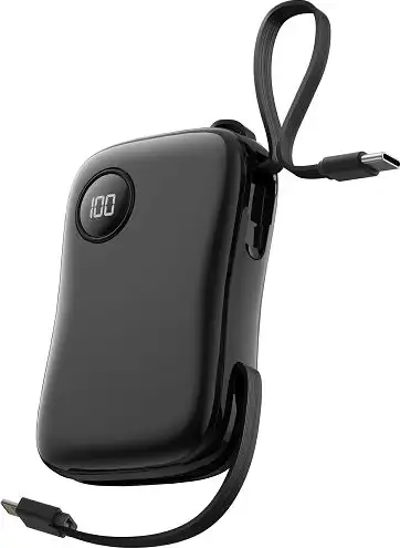 MAXMOBILE POWER BANK WIRELESS Magsafe C1020W 10000mAh 20W PD USB-C crni - Slika 5