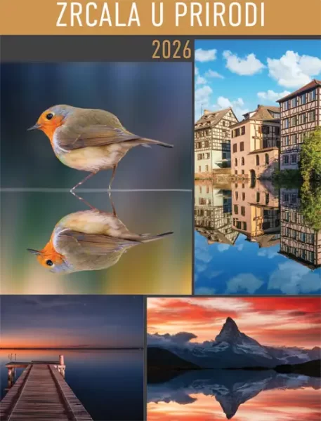 Kalendar "Zrcala u prirodi 2026" 13 listova, spirala, 000012389