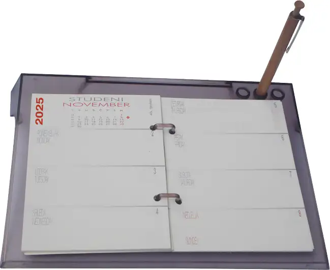 Kalendar stolni Plexi tjedni 2026. 000011164