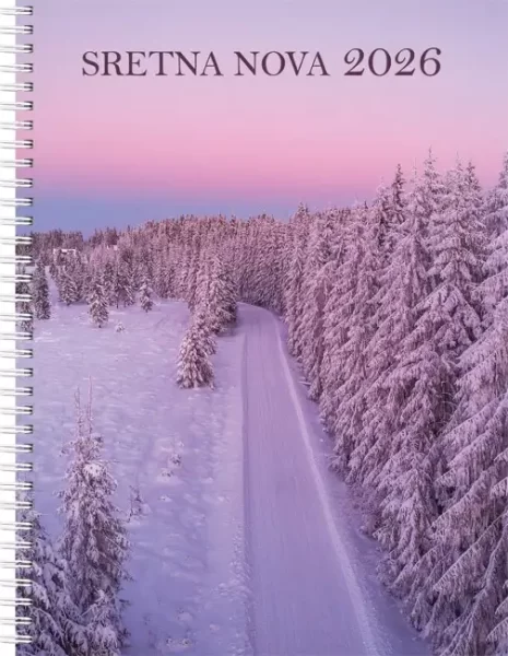 Uložak za stolni kalendar-spiralni uvez samoljepljiv, 000000462