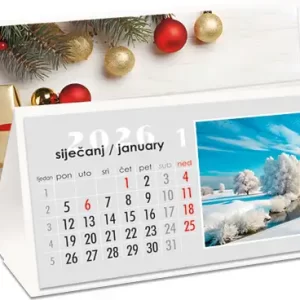 Kalendar stolni mali-čestitka (s kuvertom) 000015916