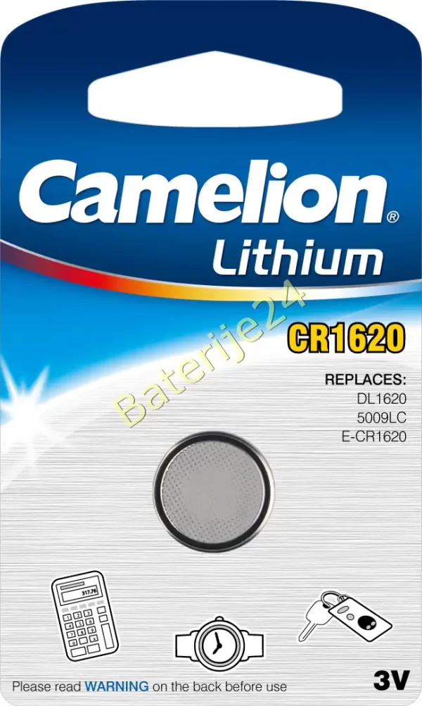 Lithium dugmasta baterija Camelion CR1620 1 kom 3V