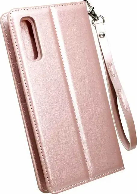 TORBICA HANMAN FLIP H ZA SAMSUNG A30S, A50, A505 MAGNET SVIJETLO ROZA - Slika 2