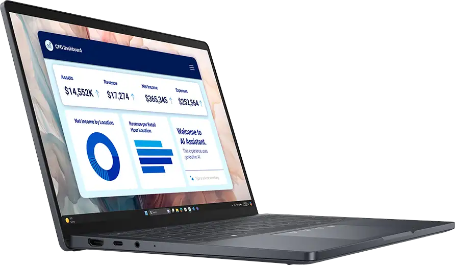 Dell Pro 14 Plus (PB14250), 14" FHD+ (1920x1200), Intel Core Ultra 7 268V (48 TOPS NPU, 8C, 5.0GHz), 32GB LPDDR5, M.2 512GB SSD, Intel Arc, WiFi, BT, HDMI, 2xTHB4 (DP/PD), USB-A, FngPr, Backlit kb, Wi - Slika 3