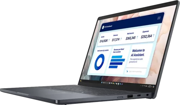 Dell Pro 14 Plus (PB14250), 14" FHD+ (1920x1200), Intel Core Ultra 7 268V (48 TOPS NPU, 8C, 5.0GHz), 32GB LPDDR5, M.2 512GB SSD, Intel Arc, WiFi, BT, HDMI, 2xTHB4 (DP/PD), USB-A, FngPr, Backlit kb, Wi