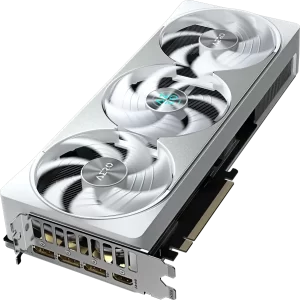 GIGABYTE Video Card NVIDIA GeForce RTX 5080 AERO OC SFF 16G (16GB GDDR7/256bit, PCI-E 5.0, Recommended PSU 850W, 16Pin Power connector, 3x DP, 1x HDMI) White/Silver,GV-N5080AERO OC-16GD