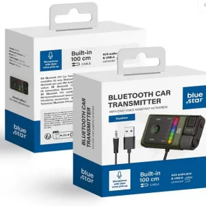 BLUE STAR transmitter FM bluetooth Equalizer BT64 black
