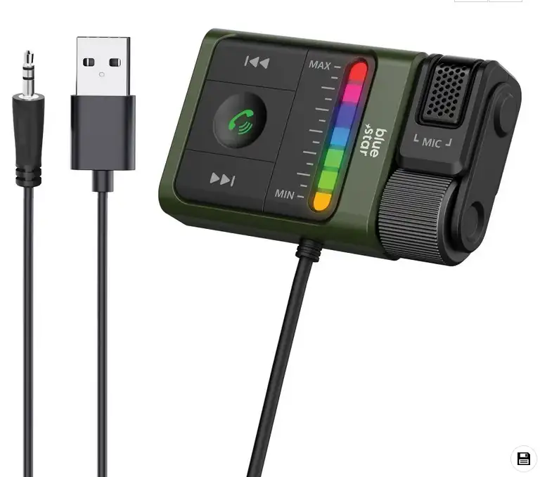 BLUE STAR transmitter FM bluetooth Equalizer BT64 black - Slika 2