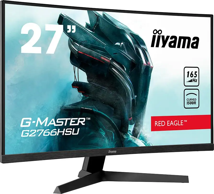 iiyama 27" G2766HSU-B1, Full HD 1920x1080, 16:9, 250 cd/m2, 165Hz refresh rate, 1 ms, curved VA panel, FreeSync, DisplayPort x 1 (v.1.4), HDMI x 2 (v.2.0), Headphone, EAN: 4948570118861 - Slika 3