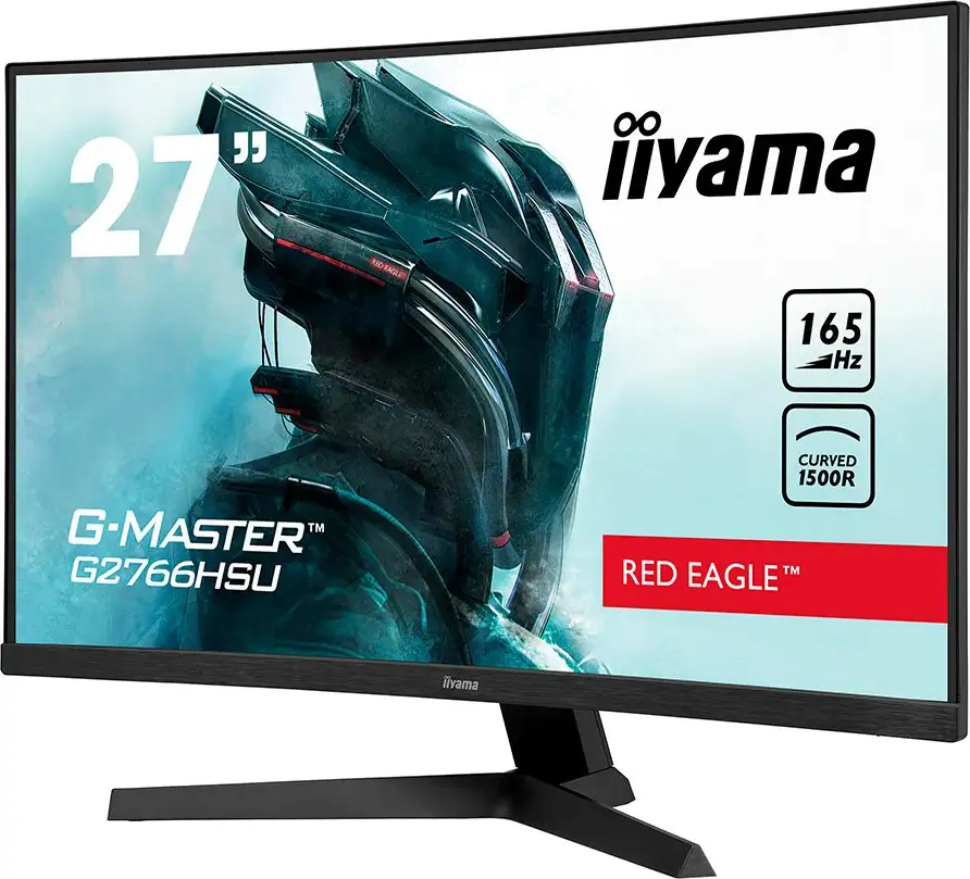 iiyama 27" G2766HSU-B1, Full HD 1920x1080, 16:9, 250 cd/m2, 165Hz refresh rate, 1 ms, curved VA panel, FreeSync, DisplayPort x 1 (v.1.4), HDMI x 2 (v.2.0), Headphone, EAN: 4948570118861 - Slika 5