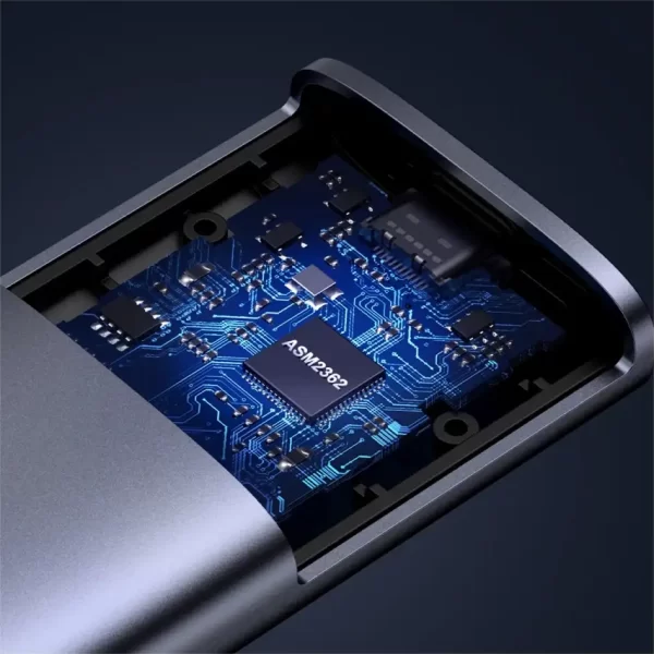 UGREEN vanjsko kućište CM767, SSD M.2 2230-2280 B&M-Key, NVMe, USB C 3.2, 10 Gbps, srebrno