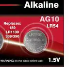 Baterija Camelion dugmasta LR54/AG10 1,5V, Alkaline