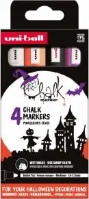 Marker Uni halloween gift set Chalk kreda marker pwe-5m 4 kom + tool box 4/1 302422176