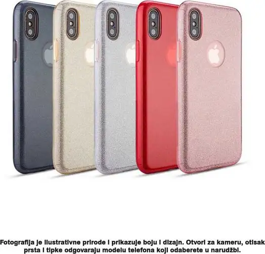 MASKICA +CLASS TPU GLITTER ZA SAMSUNG A30S, A50, A505F ROZA