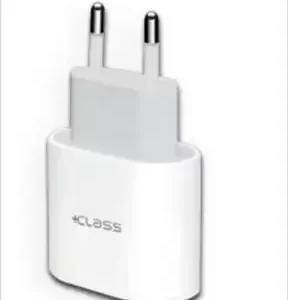 KUĆNI PUNJAČ +CLASS TIP C 20W ZA IPHONE 620 + TIP C NA LIGHTNING BIJELI