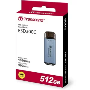 SSD EXT 512GB Transcend ESD300 Sky Blue TS512GESD300C