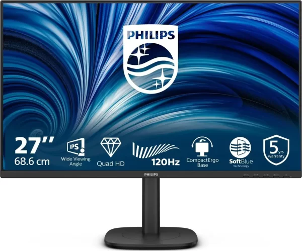 Philips 27B2N3500J 27", QHD, 2xHDMI, DP, USB, HAS