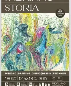 Blok Fabriano Storia 12,5x18 180g 30L ljepljeni top side 19100731