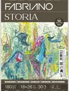 Blok Fabriano Storia 18x26 180g 30L spiralni top side 19100736