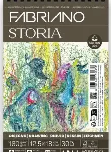 Blok Fabriano Storia 12,5x18 180g 30L spiralni top side 19100735
