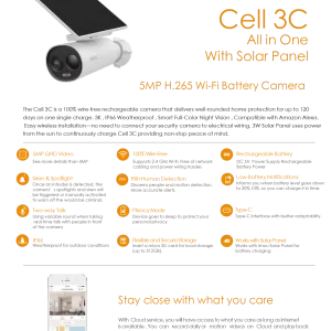 IMOU Cell 3C AIO IPC-K9DC-5M0WEH-V2 5MP, IPC-K9DC-5M0WEH-V2