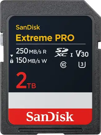 SANDISK Extreme PRO SDXC UHS-I Card 2TB SDSDXXD-2T00-GN4IN