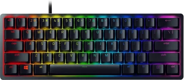 Razer Huntsman Mini - 60% Optical Gaming Keyboard (Clicky Purple Switch) US Lay