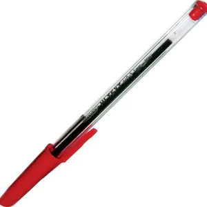 Olovka kemijska jednokratna crvena TOPOFFICE