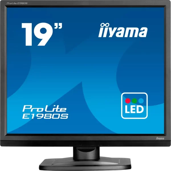 IIYAMA Monitor LED E1980S-B1 19" 1280 x 1024 5:4 250 cd/m 5ms VGA DVI tilt