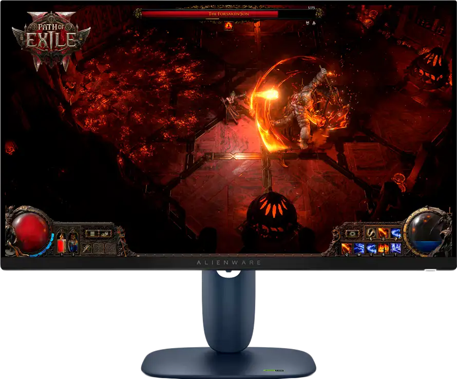 Monitor Alienware AW2725DM 27", 2560x1440, QHD, 180Hz, IPS Antiglare, 16:9, 1000:1, 400 cd/m2, NVIDIA G-SYNC + AMD FreeSync, 1ms, 178/178, 2xDP, HDMI, 2xUSB 3.2, USB-B, Tilt, Swivel, Pivot, Height Adj - Slika 3