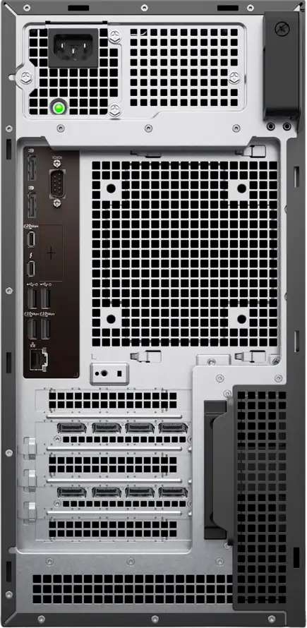 Dell Pro Max T2 Tower, 500W, Intel Core Ultra 7 265 (30MB, 20C up to 5.3 GHz), 32GB (2x16GB) DDR5 5600 MT/s, M.2 1TB SSD TLC PCIe Gen4, RTX 2000, 16GB, 4x mDP to DP, SD CR, DP/HDMI/USB-C/USB-A/RJ-45, - Slika 2
