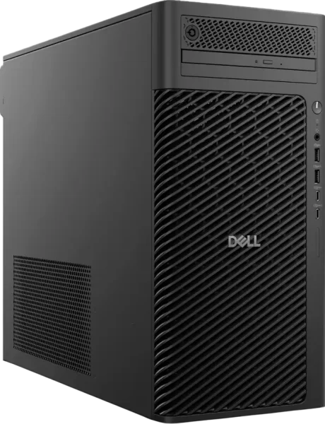 DELL PRO MAX T2 Tower, 500W, Intel Core Ultra 7 265, 32GB (2x16GB) DDR5 5600 MT/s, M.2 1TB SSD TLC PCIe g4, NVIDIA RTX A1000 8GB 4 mDP to DP adpt, 2xDP, 3xUSB-C,1xTB4, 6xUSB-A, RJ-45, SD CR, Mouse/Kb,