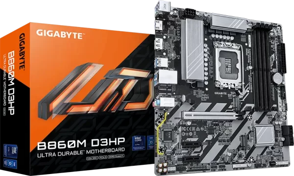 GIGABYTE B860M D3HP, LGA1851, 4x DDR5, mATX