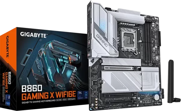 GIGABYTE B860 GAMING X WIFI6E, LGA1851, 4x DDR5, WIFI6E, ATX