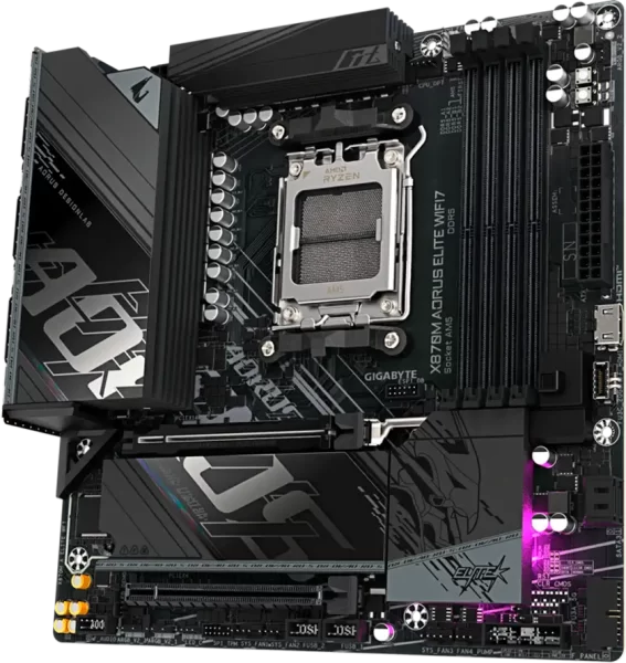 GIGABYTE X870M A ELITE WF7, AM5, 4x DDR5, mATX