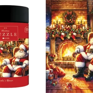 Puzzle 500 kom tuba Christmas "Santa`s House" Interdruk