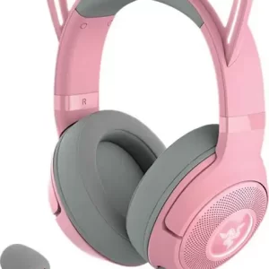 Razer Kraken Kitty V2 - USB Headset with RGB Kitty Ears - Quartz Edition - FRML,(RZ04-04730200-R3M1)