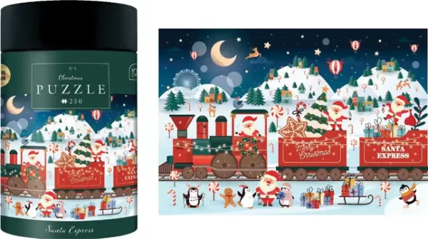 Puzzle 250 kom tuba Christmas "Santa Express" Interdruk