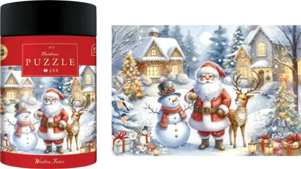 Puzzle 250 kom tuba Christmas "Winter Time" Interdruk