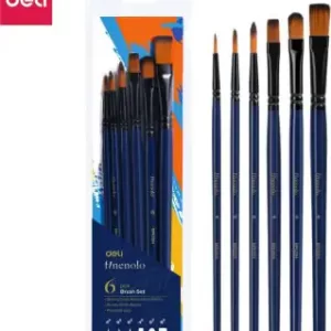 Umjetnički set kistova za vodene boje Deli Finenolo 6 kom EC277 100161229