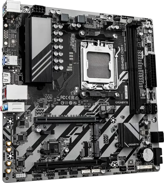 GIGABYTE B840M D2H, AM5, 2x DDR5, mATX