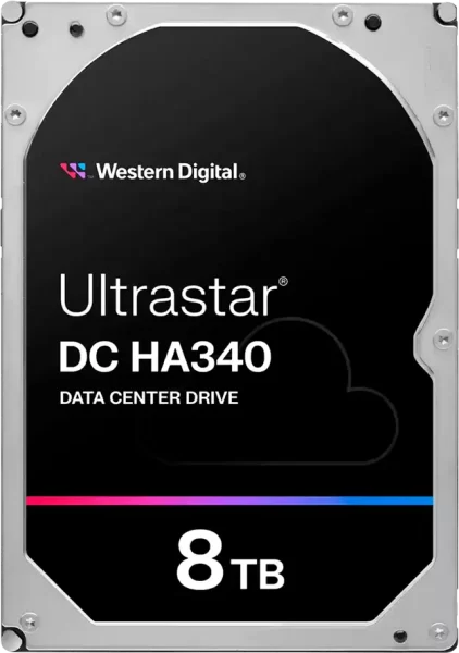 HDD Server WD Ultrastar DC HA340 8TB 512e SE, 3.5’’, 256MB, 7200 RPM, SATA, SKU: 0B47078 WUS721208BLE6L4