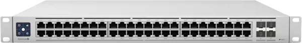 Ubiquiti Enterprise Layer 3, PoE switch with (48) 2.5GbE, 802.3at PoE+ RJ45 ports and (4) 10G SFP+ ports