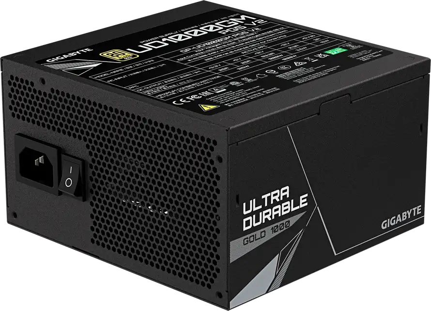 GIGABYTE UD1000GM PG5 V2, 1000W, 80 PLUS Gold, ATX 3.1, Fully Modular, GP-UD1000GM PG5 V2 - Slika 5