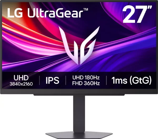 LG 27G810A, 27'' UHD IPS, 360/180Hz, HDMI 2.1,HAS, 27G810A-B.AEU