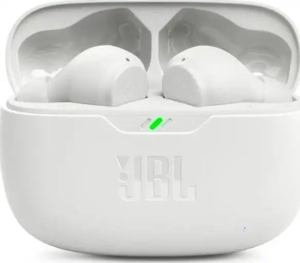 SLUŠALICE JBL EARPHONES BLUETOOTH WAVE BEAM BIJELE BLISTER