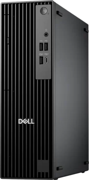 Dell Pro Slim QCS1255, 180W, AMD Ryzen 5 8600G (16 TOPS, 6 cores up to 5.0GHz), 16GB DDR5 4800MT/s, M.2 512GB SSD,AMD Integrated Graphics, Wi-Fi+BT, SD CR, DP/HDMI/USB-C/USB-A/RJ-45, Speaker, Mouse/K